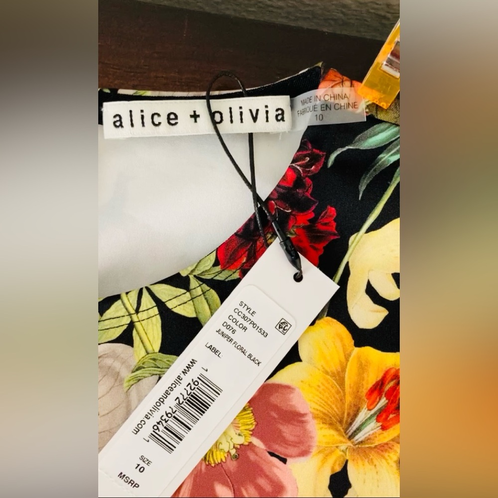Alice and Olivia Wynell Mini Dress NWT - Picture 10 of 16